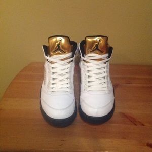 Jordan's retro 5's Olympic gold